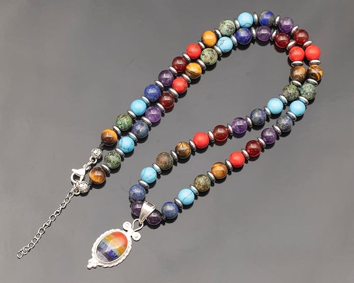 Natural Carnelian Agate Silver Pendant, Genuine Black Onyx Beaded Necklace, Gemstone Strong Necklace, 18x13 Cabachon, Fashion Dainty Jewelry, Healing Crystal Chakra Necklace, Minimalist Necklace