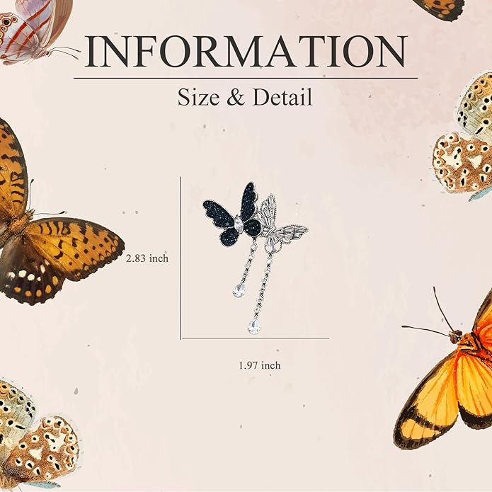 Animal Brooch for Women Girls Rhinestone Animal Brooch Lapel Pin Jewelry Gift for Mom Wife