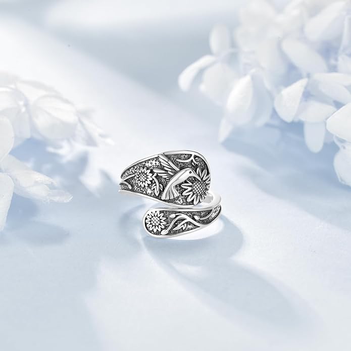 Spoon Ring Sterling Silver Vintage Spoon Ring Jewelry Gifts for Women