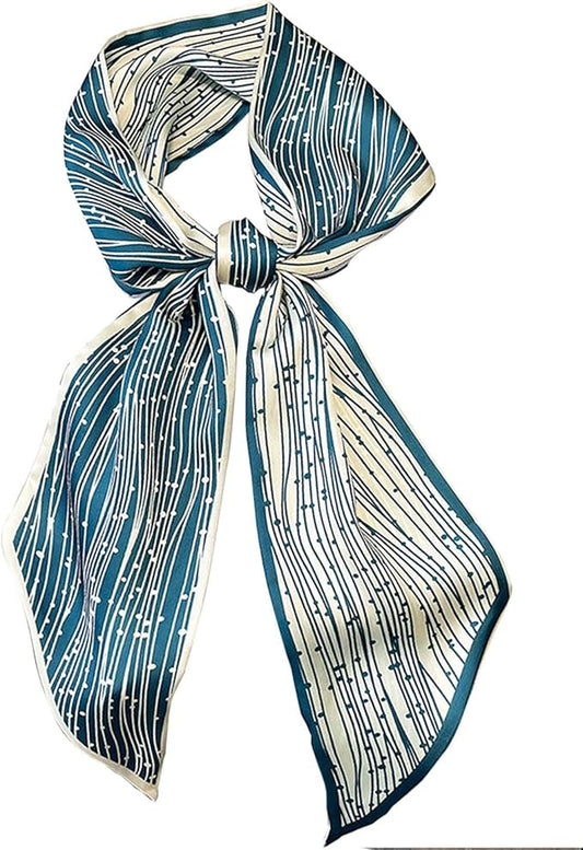 Dailyacc Hair Scarf for Women Fashion Silky Satin Headscarf Wrap Breathable Lightweight Neck Scarves For Handbag