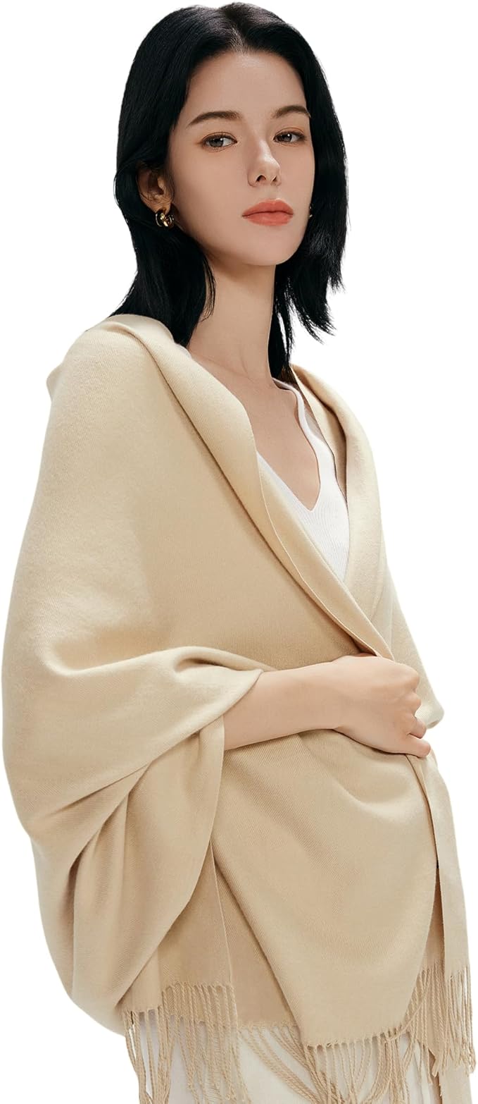 maamgic Women's Winter Scarf Soft Warm Scarf for Women Cozy Shawl Wraps for Women Lightweight Pashmina Style Wrap