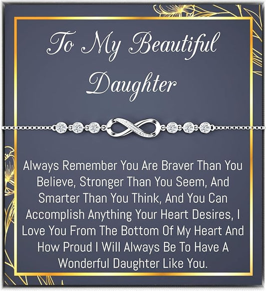 I Love You Bracelet - Daughter Gift, Birthday Gift