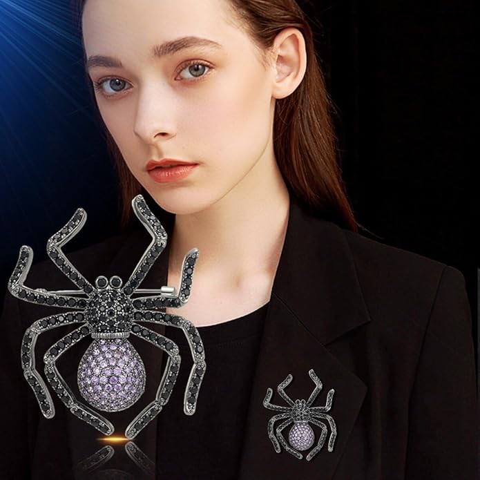 Animal Brooch for Women Girls 18k Gold Plated Animal Brooch Pin Rhinestone Animal Brooch Lapel Pin Jewelry Thanksgiving Day Birthday Wedding Gifts for Mom Wife