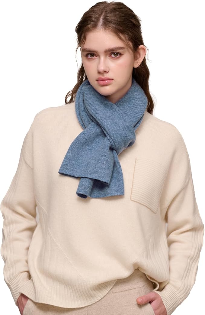 NUOHEMULE Luxury 100% Cashmere Scarf for Women & Men, 59''x10'' Extra Warm Winter Scarf, Blanket Scarves in Premium Gift Box