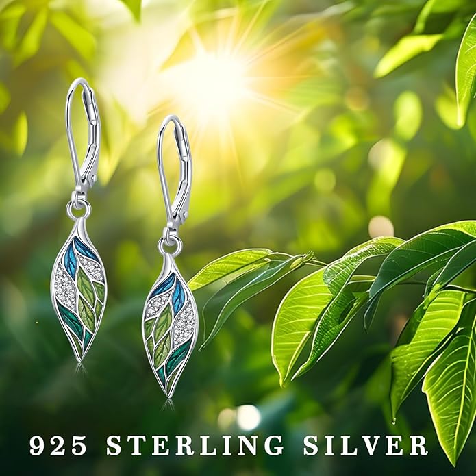 925 Sterling Silver Animals and Plants Dangle Drop Earrings for Women Hypoallergenic Gift for Women Mom Wife Her, Mother’s Day, Birthday, Anniversary