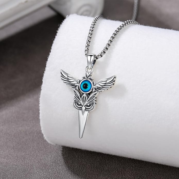 Taioiat viking Pendant Necklace for Men Nordic Celtic 925 Sterling Silver Vintage Mjolnir Jewelry Norse Vikings Gift for Women