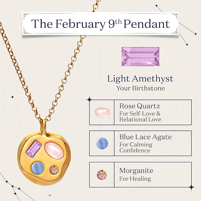 Birthdate 14k Gold Necklace for Women - 16-20in Adjustable 14 Karat Gold Chain with Lobster Clasp - Cadenas de Oro 14k Puro Para Mujer, Ladies Jewelry Birthstone