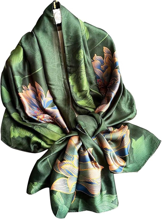 Hioyiwse Shawl Scarf For Women Lightweight Scarves Floral Pattern Formal Evening Dressesformal Shawl Summer Wraps