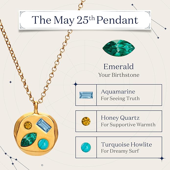 Birthdate 14k Gold Necklace for Women - 16-20in Adjustable 14 Karat Gold Chain with Lobster Clasp - Cadenas de Oro 14k Puro Para Mujer, Ladies Jewelry Birthstone