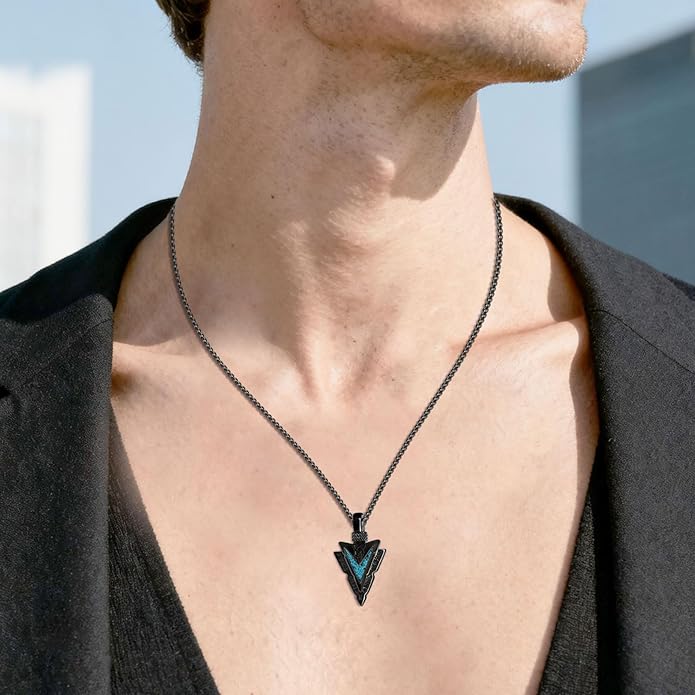 Taioiat viking Pendant Necklace for Men Nordic Celtic 925 Sterling Silver Vintage Mjolnir Jewelry Norse Vikings Gift for Women