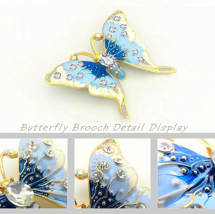 la luen Brooch Pins For Women Fashion Elegant Brooches Lapel Badges Coat Sweater Scarves Shawl Dress Accessory Wedding Party Prom Jewelry