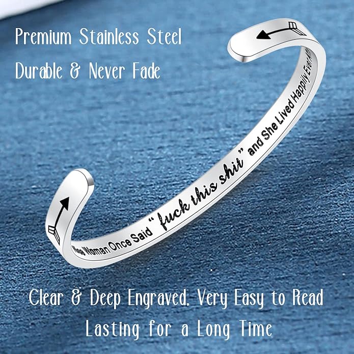 SAM & LORI Personal Bracelets for Teens/Women-Inspirational Jewelry Gifts (Various Designs) for Daughter/Sister/Mom/Friends-Adjustable Bracelet in a Pretty Gift Box