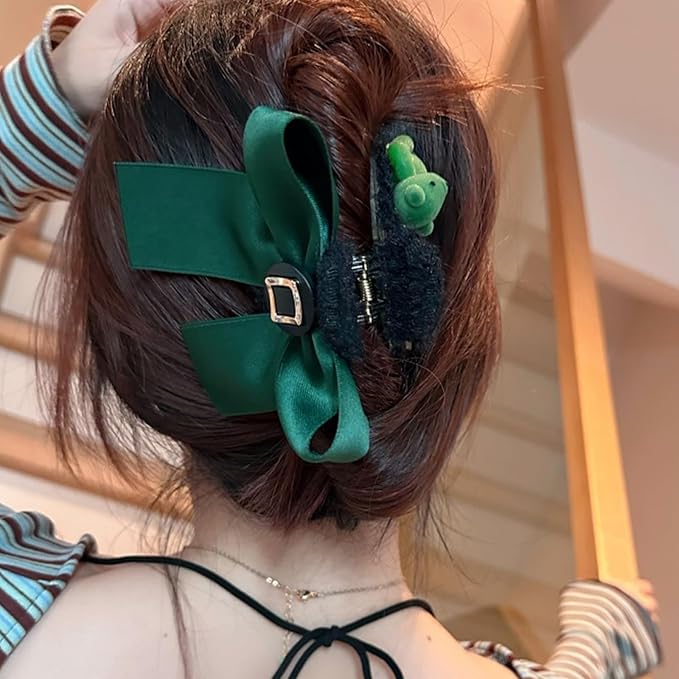 LEEQE Spruce Green Satin Ribbon 1 inch X 50 Yards Polyester Ribbon for Gift Wrapping Very Suitable for Weddings Party Hair Bow Invitation Decorations and More