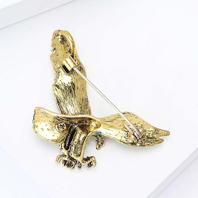 HETICA Vintage Animal Dragon Skull Wolf Crown Lion Brooch for Men Women Suit Tie Dress Lapel Pin Fashion Jewelry