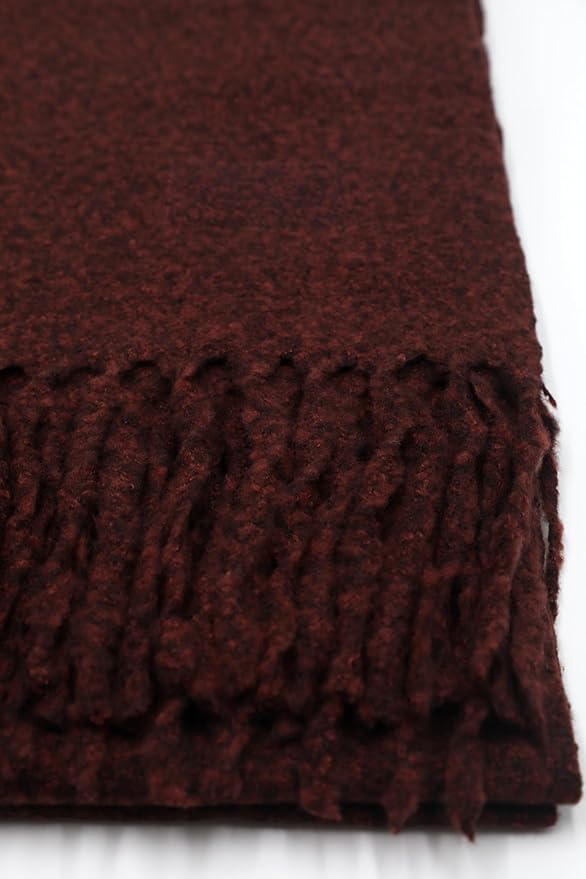 Achillea Warm Cashmere-Feel Winter Scarf – Thick Pashmina Shawl Wrap for Cold Weather