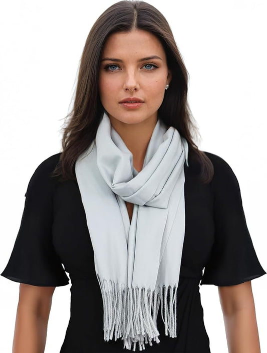 Ocomfly 100% Pashmina Scarf for Women - Premium Womens Scarves - Gift Boxed - Shawls or Wraps - Ultra Soft and Warm