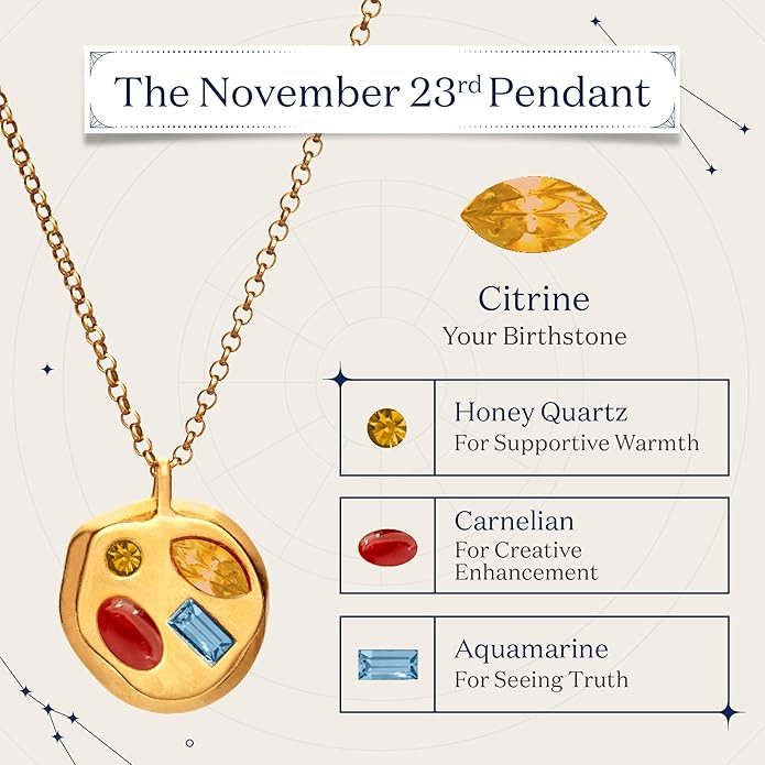 Birthdate 14k Gold Necklace for Women - 16-20in Adjustable 14 Karat Gold Chain with Lobster Clasp - Cadenas de Oro 14k Puro Para Mujer, Ladies Jewelry Birthstone