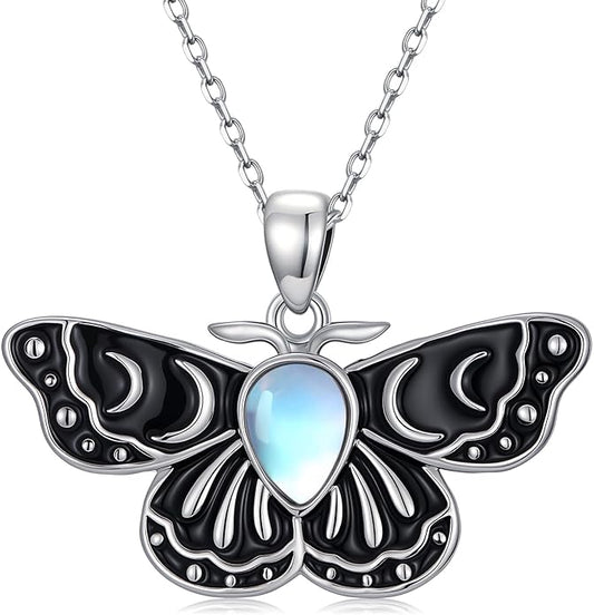 KoyeKei Sterling Silver Halloween Necklace Gothic Jewelry Gifts for Women Men