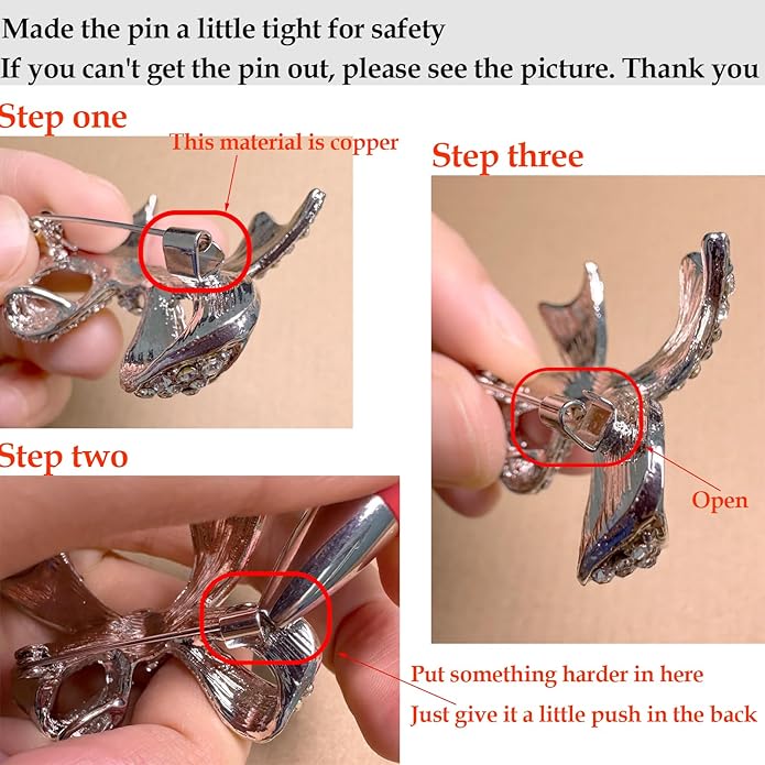Kprusoian Elegant Crystal Bow Brooch Pin for Women,Vinage Sparkly Rhinestones Brooches Pins Beautiful Lapel Pins Dress Suit Shirt Ceremony Clothes Accessories Jewelry