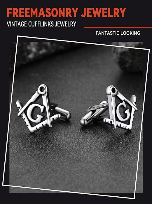 FaithHeart Mens Cufflinks, Norse Viking Tuxedo Shirt Cuff Links, Stainless Steel Cuff Links and Shirt Studs, Gift Box