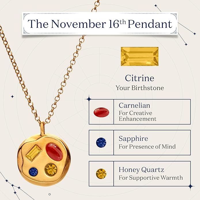 Birthdate 14k Gold Necklace for Women - 16-20in Adjustable 14 Karat Gold Chain with Lobster Clasp - Cadenas de Oro 14k Puro Para Mujer, Ladies Jewelry Birthstone