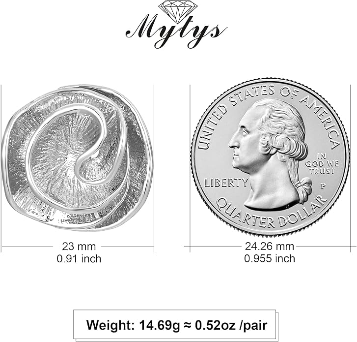 Two Tone Earrings for Women Gold and Silver Crossover Half Hoop Statement Earring Designer Stud Earrings