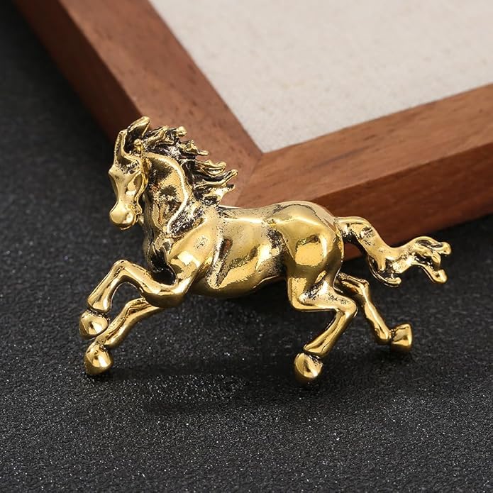 2026 New Year Of Horse Pin Brooch, Good Luck Chinese Zodiacs Horse Pins For Fashion Accessories Animal Lucky Charm Statue Feng Shui Gifts Jewelry For Women Men