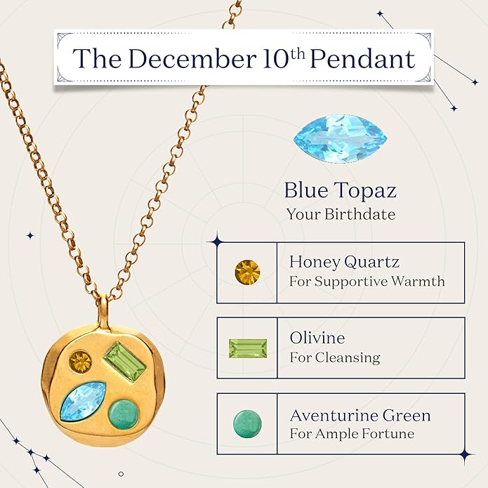 Birthdate 14k Gold Necklace for Women - 16-20in Adjustable 14 Karat Gold Chain with Lobster Clasp - Cadenas de Oro 14k Puro Para Mujer, Ladies Jewelry Birthstone