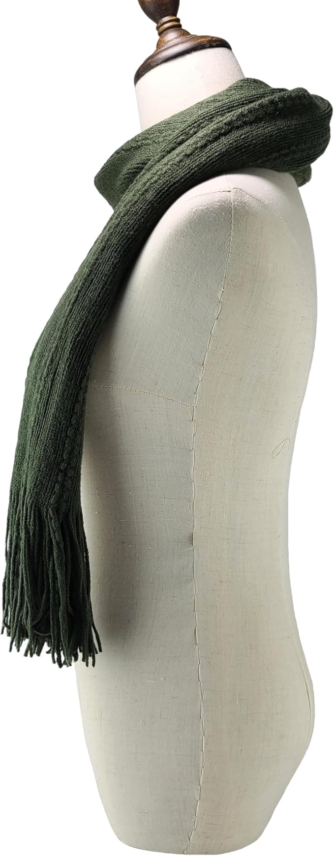 BRUCERIVER Women's Ultra Soft Knit Scarf & Glove Set Touchscreen Function Cable Design