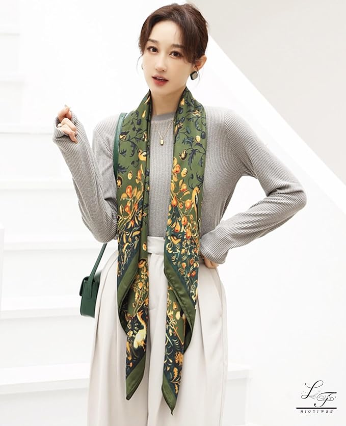 Hioyiwse Shawl Scarf For Women Lightweight Scarves Floral Pattern Formal Evening Dressesformal Shawl Summer Wraps