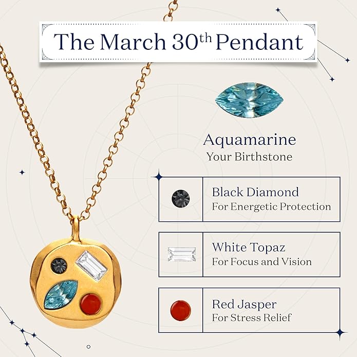 Birthdate 14k Gold Necklace for Women - 16-20in Adjustable 14 Karat Gold Chain with Lobster Clasp - Cadenas de Oro 14k Puro Para Mujer, Ladies Jewelry Birthstone