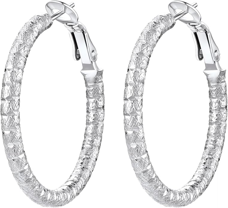 PROSTEEL 30/40/60/80/100mm Chunky Hoop Earrings For Women Gold Plated/Black Stainless Steel Hoops Earrings Statement Jewelry