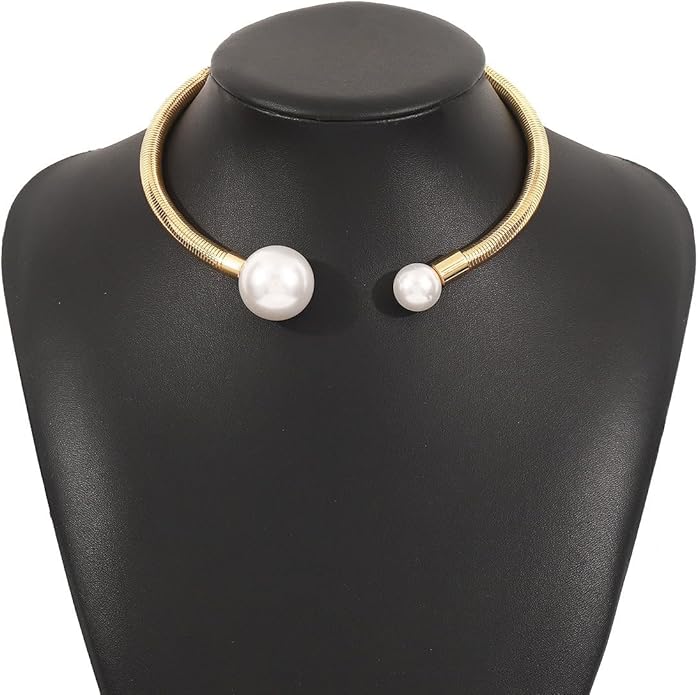 Punk Dripping Water-drop Choker Necklace for Women,Thick Drippy Chain Liquid Metal Collar Necklace Rocker Hip-hop Necklace Cool Metallic Unique Funky Statament Grunge Jewelry