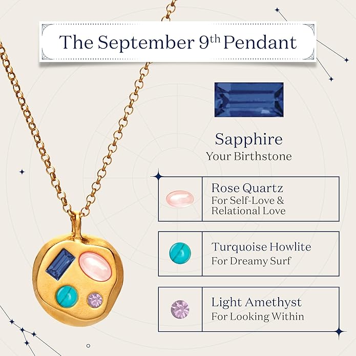 Birthdate 14k Gold Necklace for Women - 16-20in Adjustable 14 Karat Gold Chain with Lobster Clasp - Cadenas de Oro 14k Puro Para Mujer, Ladies Jewelry Birthstone