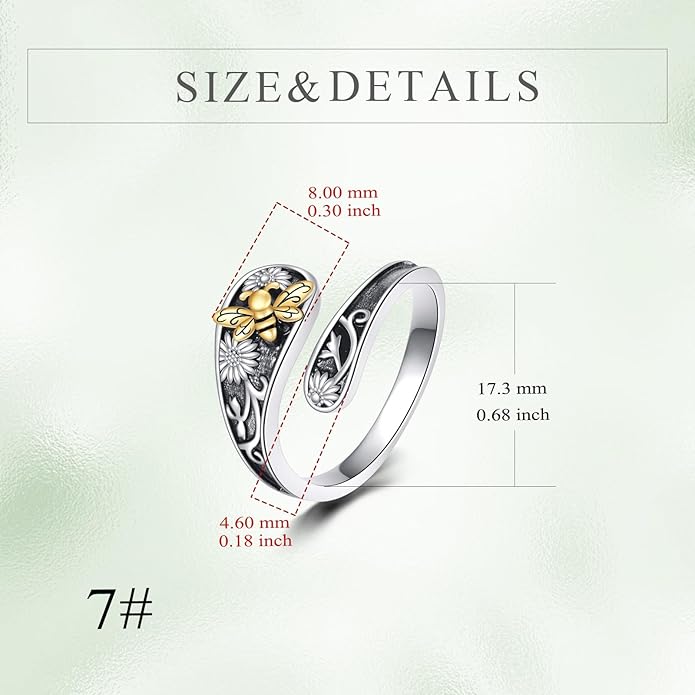 Spoon Ring Sterling Silver Vintage Spoon Ring Jewelry Gifts for Women