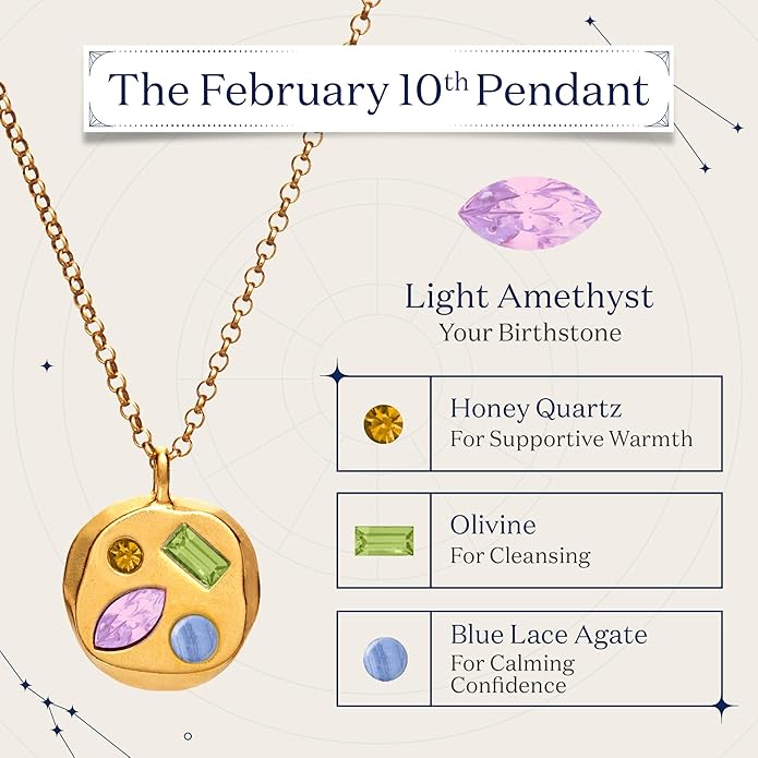 Birthdate 14k Gold Necklace for Women - 16-20in Adjustable 14 Karat Gold Chain with Lobster Clasp - Cadenas de Oro 14k Puro Para Mujer, Ladies Jewelry Birthstone