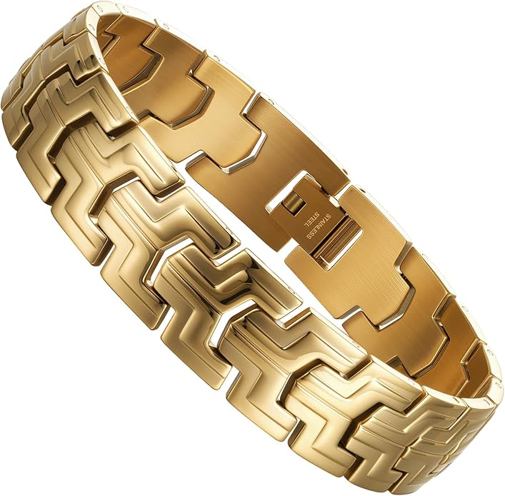 Men Bracelet Stainless Steel men black bracelet Link diamond silver bracelet blue particles jewelry Men chain Gift Boxes