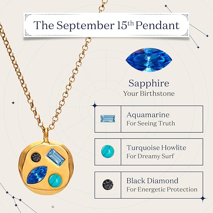 Birthdate 14k Gold Necklace for Women - 16-20in Adjustable 14 Karat Gold Chain with Lobster Clasp - Cadenas de Oro 14k Puro Para Mujer, Ladies Jewelry Birthstone