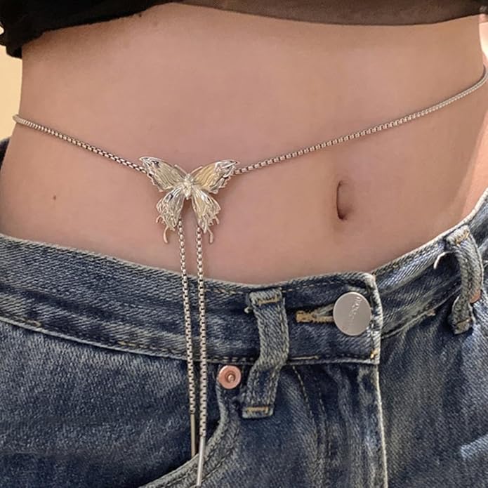 Irregular Y2k Long Y-shaped Necklace with Zircon Inlaid Sparkling Brick Tassel Pendant Double-Layer Chain High-end Fashion Accessory Women's