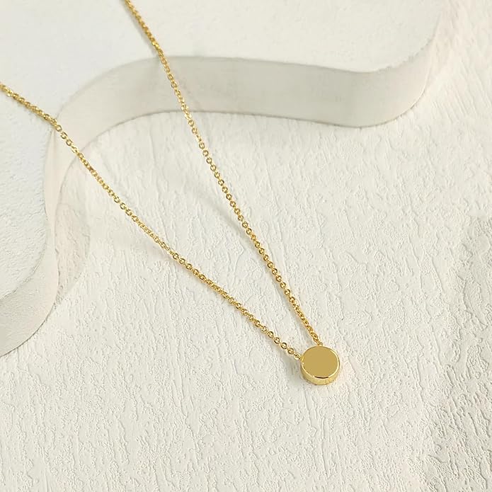 Zeffy Cute Heart Necklace 18k Gold/Silver Plated Tiny Heart Pendant Choker Necklaces Gold Love Heart Chain Necklace for Women Dainty Gold Jewelry Valentines Day Gifts for Women Girls Teen Girls