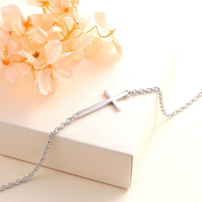 Anklet for Women S925 Sterling Silver Adjustable Foot Evil Eye Starfish Heart Bead Butterfly Celtic Knot Cross Multilayer Layered Ankle Bracelet Jewelry