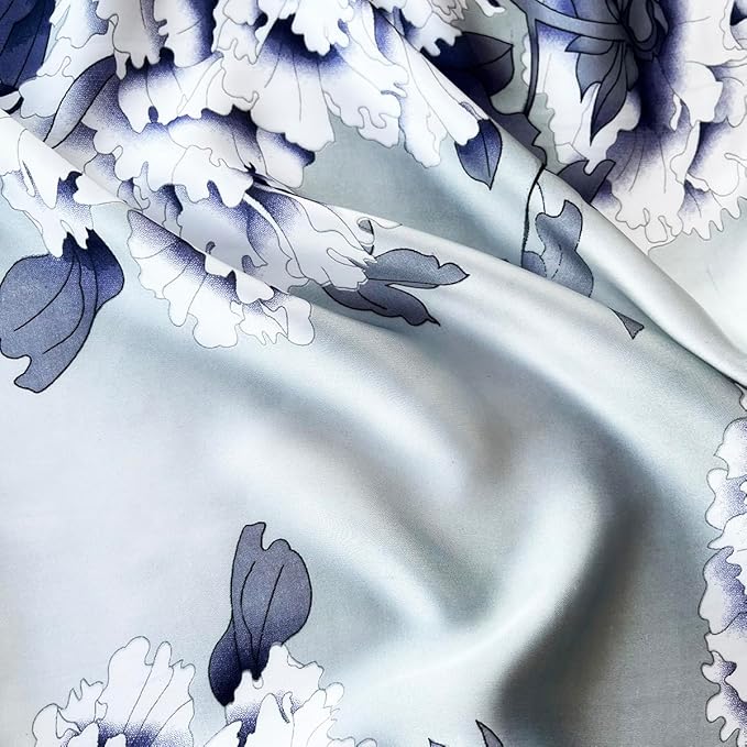 Long Silk Like Scarf Lightweight Satin Scarves Large Sunscreen Shawl Wrap for Women