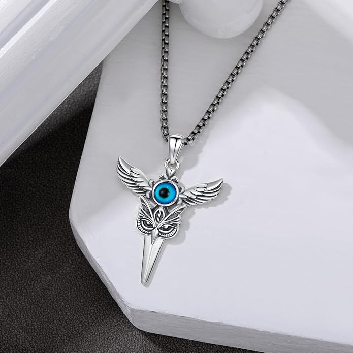 Taioiat viking Pendant Necklace for Men Nordic Celtic 925 Sterling Silver Vintage Mjolnir Jewelry Norse Vikings Gift for Women
