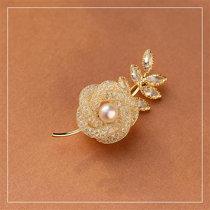 AILONMEI Brooch Pins For Women Fashion, Flower Brooches Jewelry For Women Floral Series Brooches And Pins Designer Lady's Costume