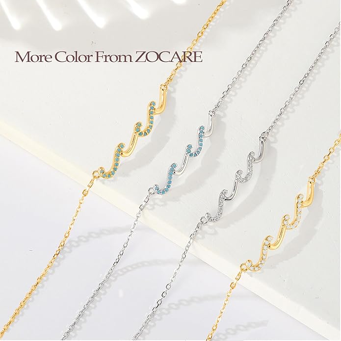 Gift for Best Friends Female,Wave Friendship Bracelet for Women,Bestie Gifts for Women,925 Sterling Silver Bracelet Gifts for Friends Birthday Gift Graduation Gift