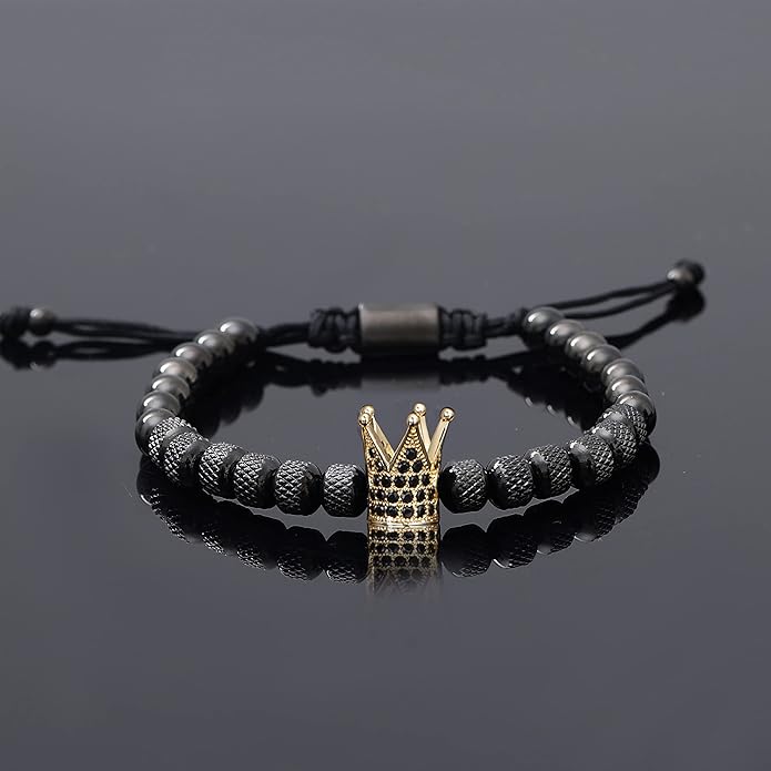 WFYOU 3PCS Stainless Steel Bracelets for Men Gold Roman Numeral Bangle Bracelet Twisted Cable Bracelet Adjustable Cuff Bracelet Mens Luxury Jewelry Bracelets Gifts