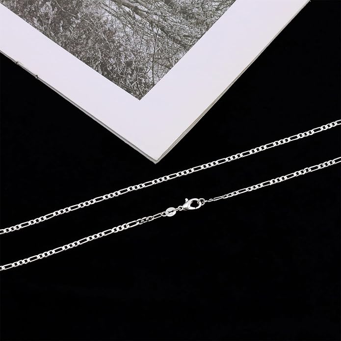 925 Sterling Silver Chain Necklace for Women 16-24 Inch Silver Jewelry Gift