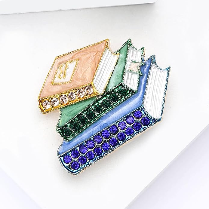 Soumimi Rhinestone Brooch Pin Crystal Brooches for Women Lapel Pin Dress Accessories Birthday Christmas Gift for Wife Mom