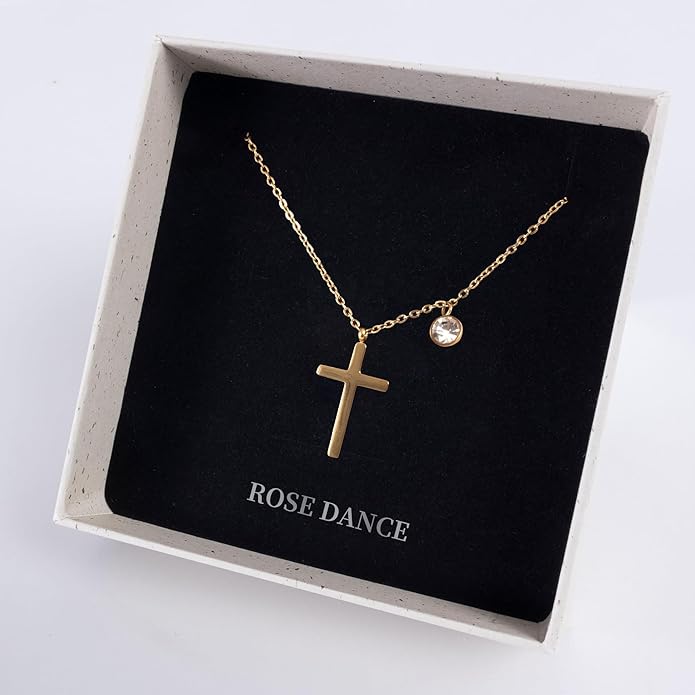 ROSEDANCE Heart Necklace for Women, 14K Gold Plated Dainty Heart Necklace, Tiny Love Symbol Pendant Choker, Minimalist Dainty Jewelry Gift, Valentines Day Anniversary Birthday