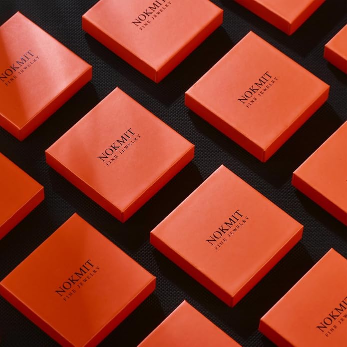 NOKMIT 14K Gold Plated 4 Interlocking Stackable Rings Set with CZ Cubic Zirconia Gold & Silver Mixed Metals Multi-Link Connected Statement Bands for Women Hypoallergenic Non Tarnish Jewelry Gifts